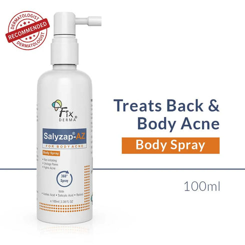 Fixderma Skincare Salyzap Az Body Spray For Acne